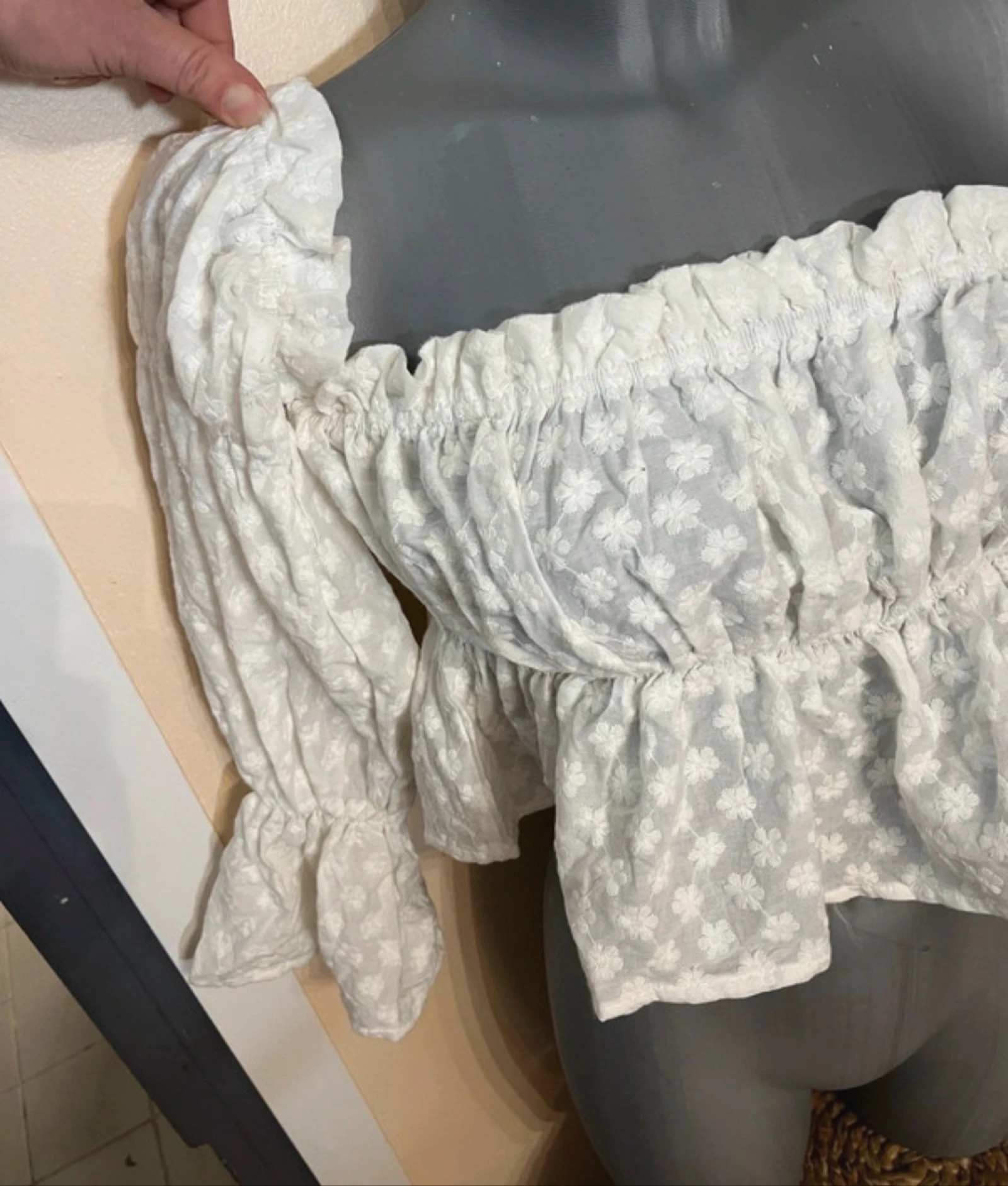 Gebordeerde blouse – photo 2